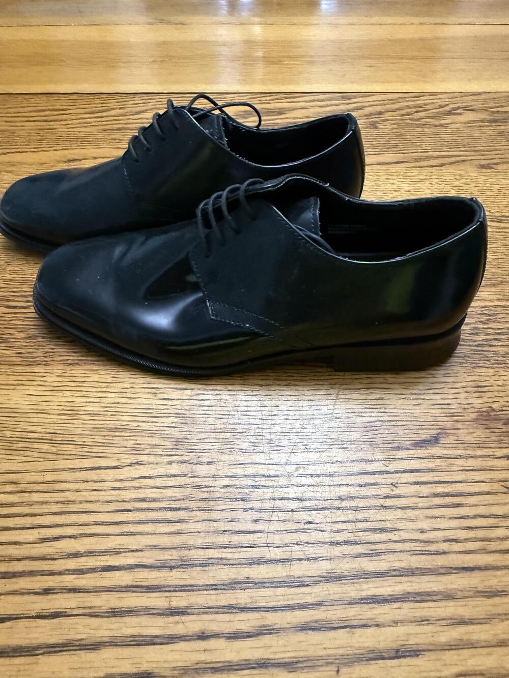 Jos A Bank Shoes Mens Size 8.5 Black Dress Oxford Jazz Formal Lace Up Comfort